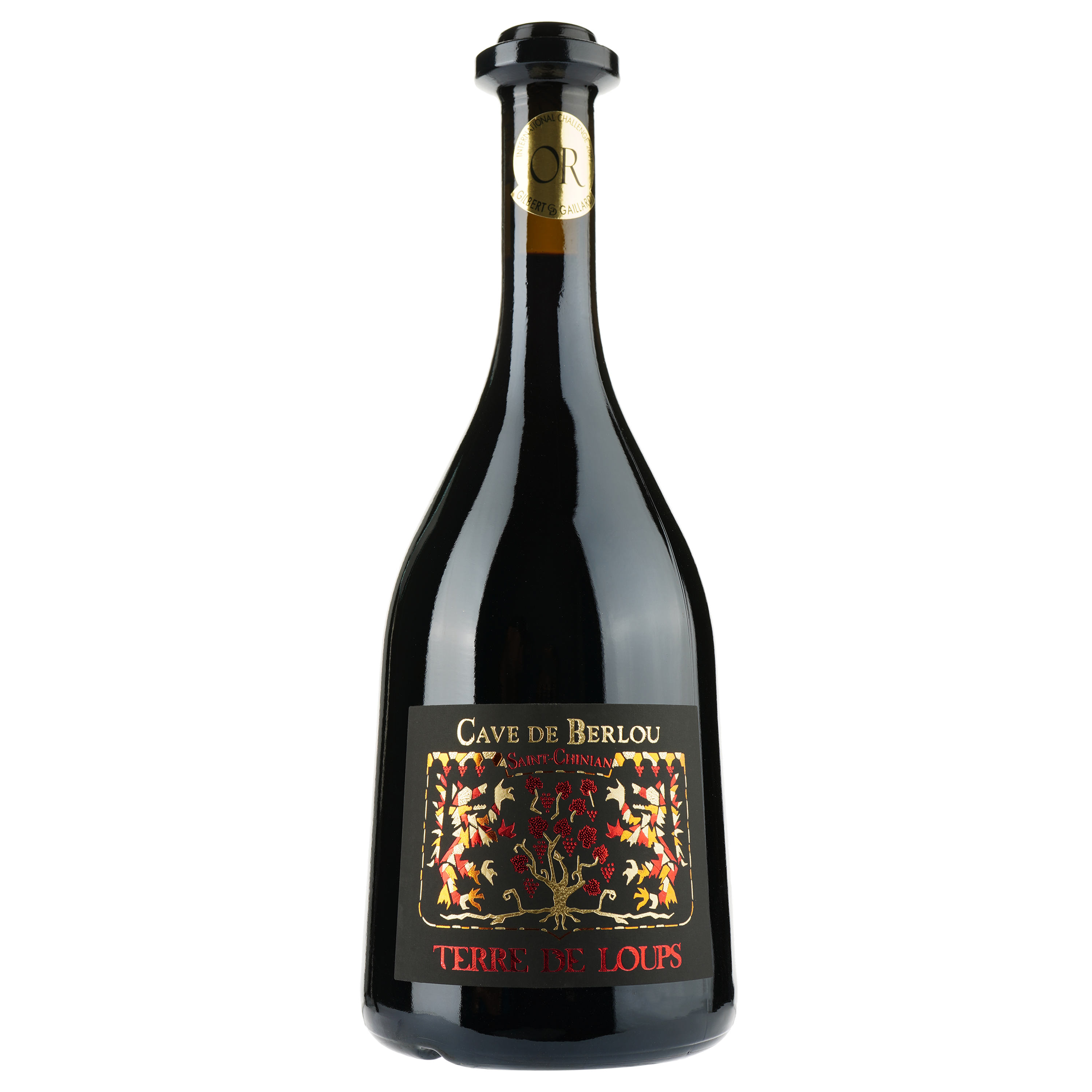 Вино Terre De Loups Rouge Cuvee Heritage 2020 AOP Saint Chinian, красное, сухое, 0,75 л - фото 1