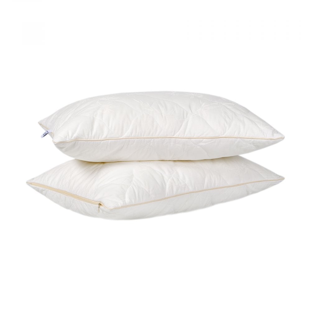 Ковдра з подушками Lotus Home Bamboo Extra, євростандарт, молочна (svt-2000022304153) - фото 5