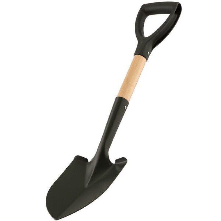 Лопата штикова 2E Digger 2, дерев’яна ручка, 67 см, 0.76 кг (2E-S67) - фото 1