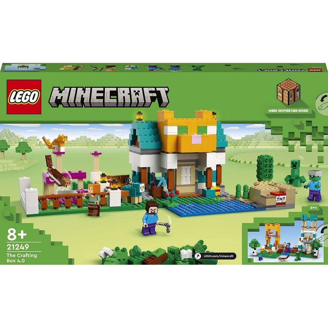 Конструктор LEGO Minecraft Сундук для творчества 4.0, 605 деталей (21249) - фото 2