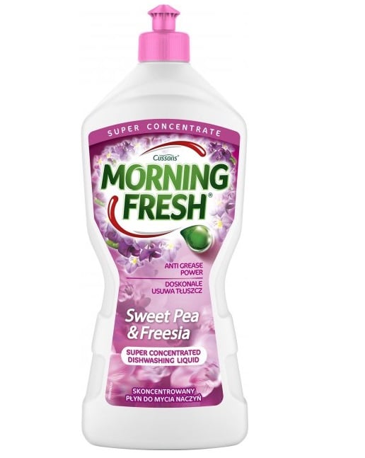 Средство для мытья посуды Morning Fresh Pea&Freesia, суперконцентрат, 900 мл - фото 1
