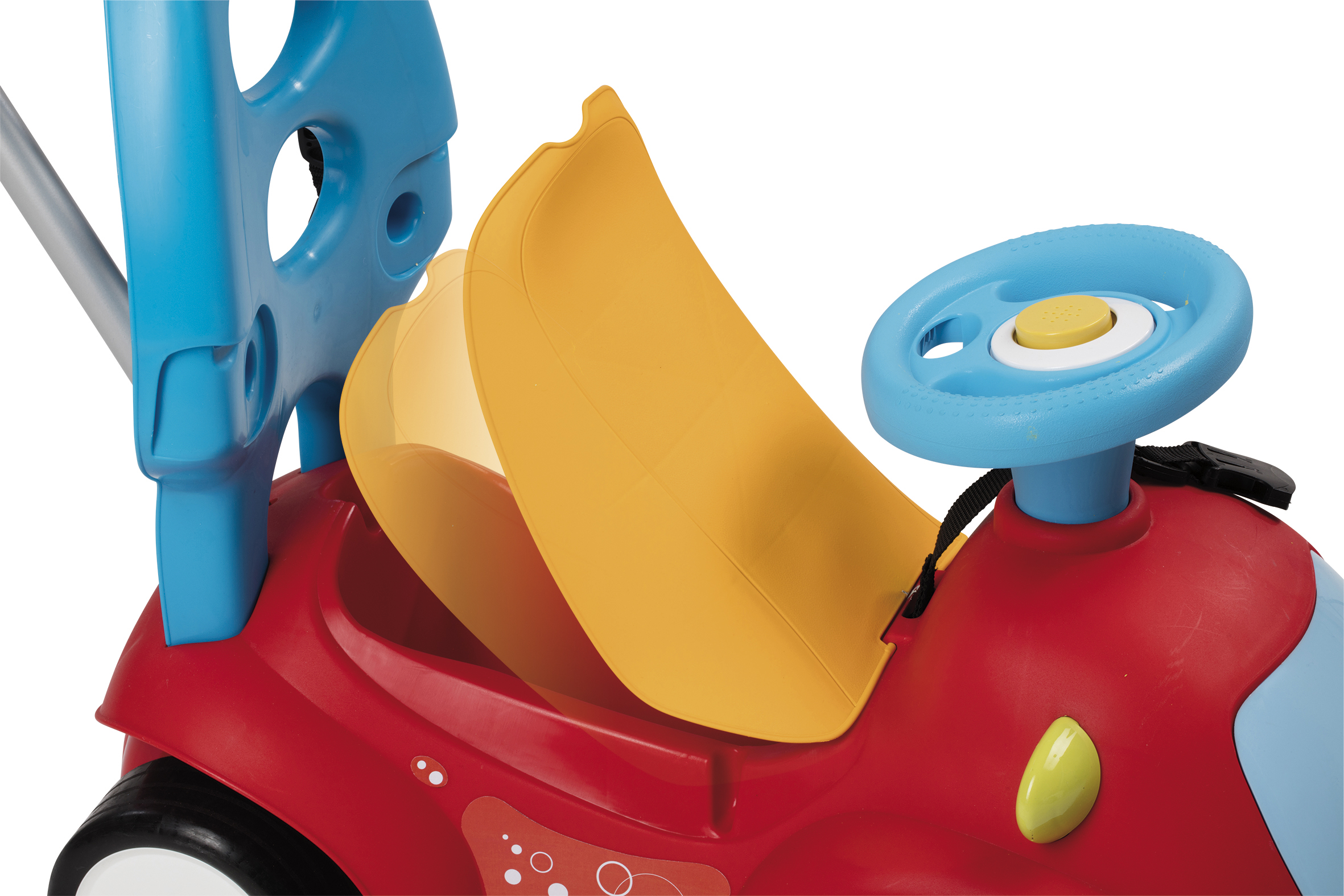 Машина для катания детская Smoby Toys Маестро 4 в 1 с функцией качели, красный (720302) - фото 6