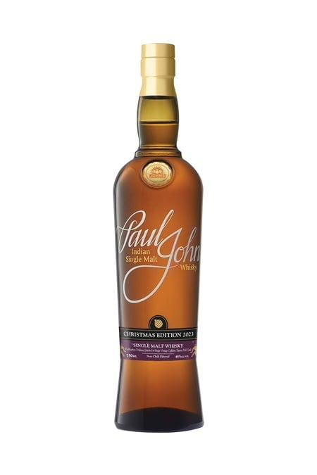 Віскі Paul John Christmas Edition 2023 Single Malt Indian Whisky 46% 0.7 л - фото 2