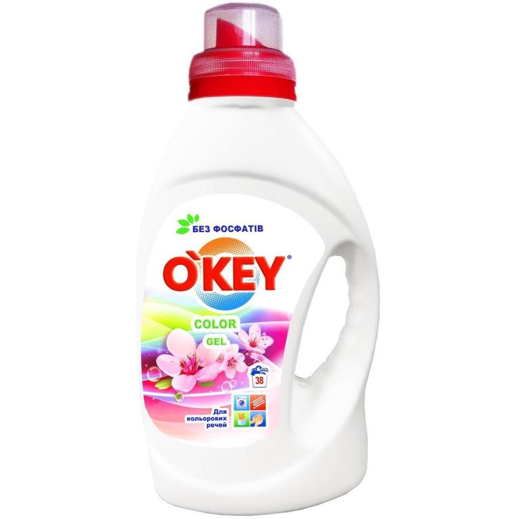 Гель для прання O'key Color, 1.5 л - фото 1