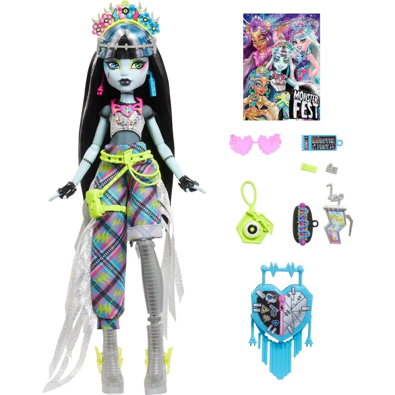 Кукла Monster High Монстро-фестиваль Фрэнки (HXH79) - фото 4