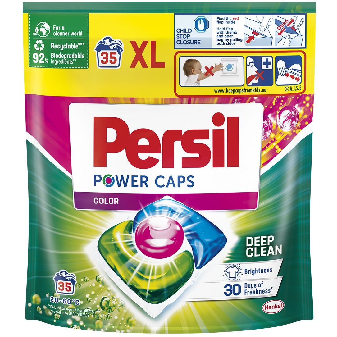 Капсулы для стирки Persil Color Power Caps 35 шт. - фото 1
