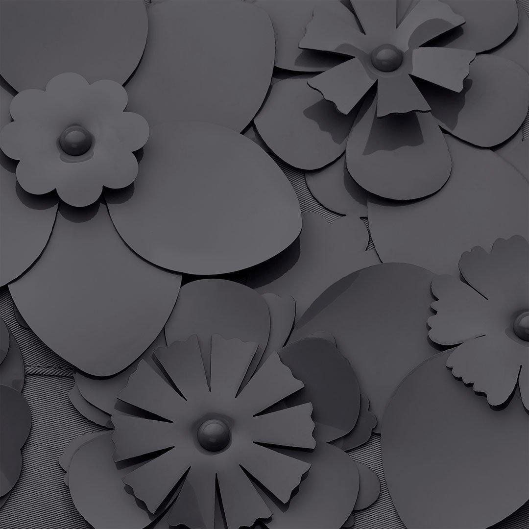Комплект текстилю Cybex Mios Simply flowers dark grey, темно-сірий (521001371) - фото 3