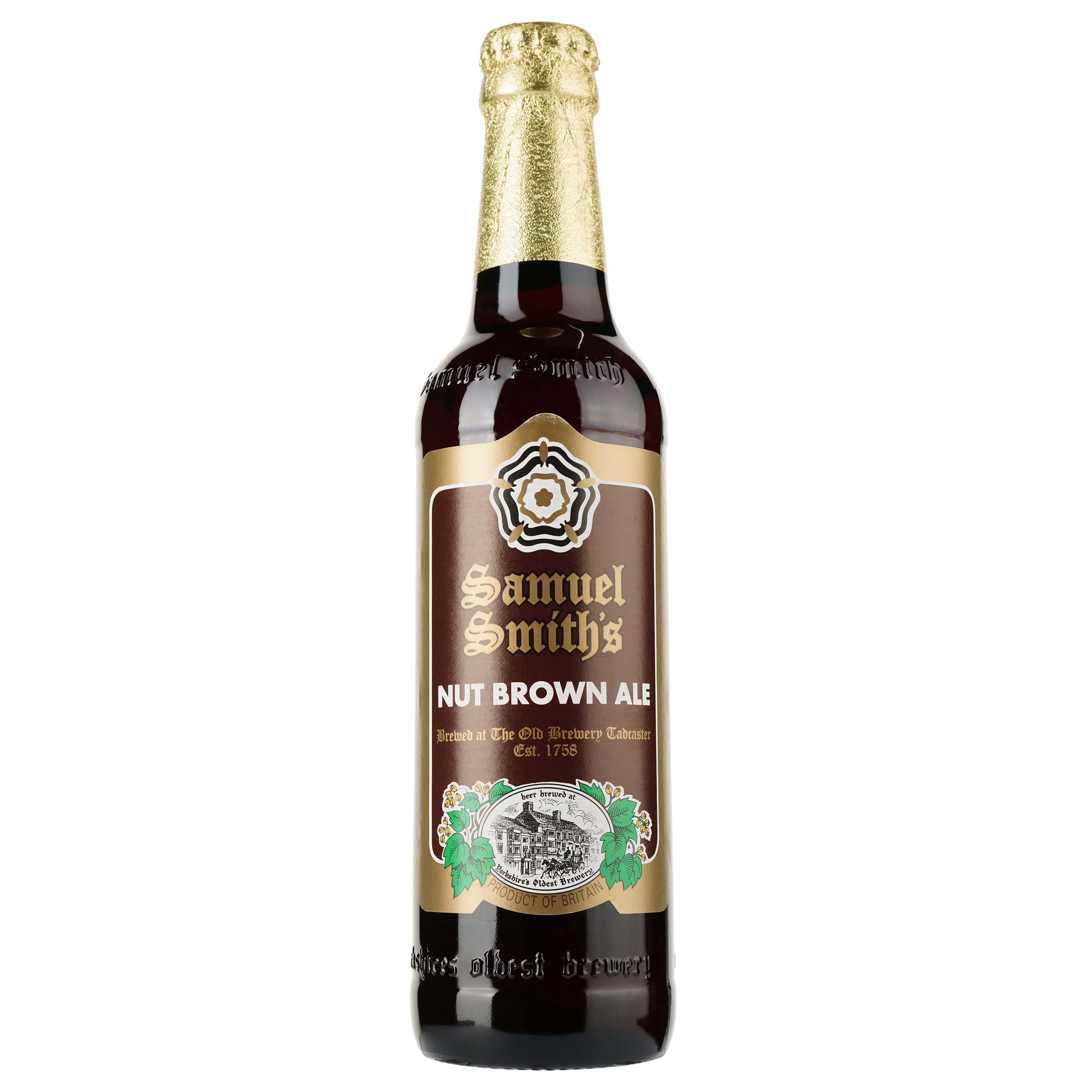 Пиво Samuel Smith Nut Brown Ale янтарне, 5%, 0,355 л (789762) - фото 1