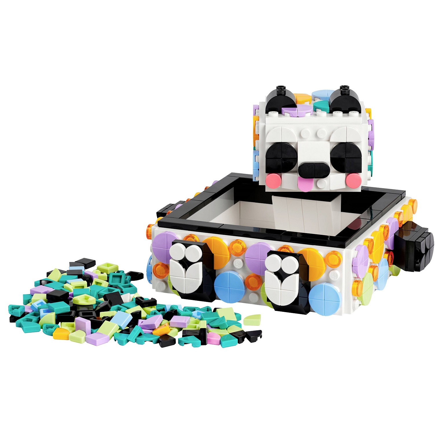 Конструктор LEGO DOTs Ящик з милою пандою, 517 деталей (41959) - фото 3