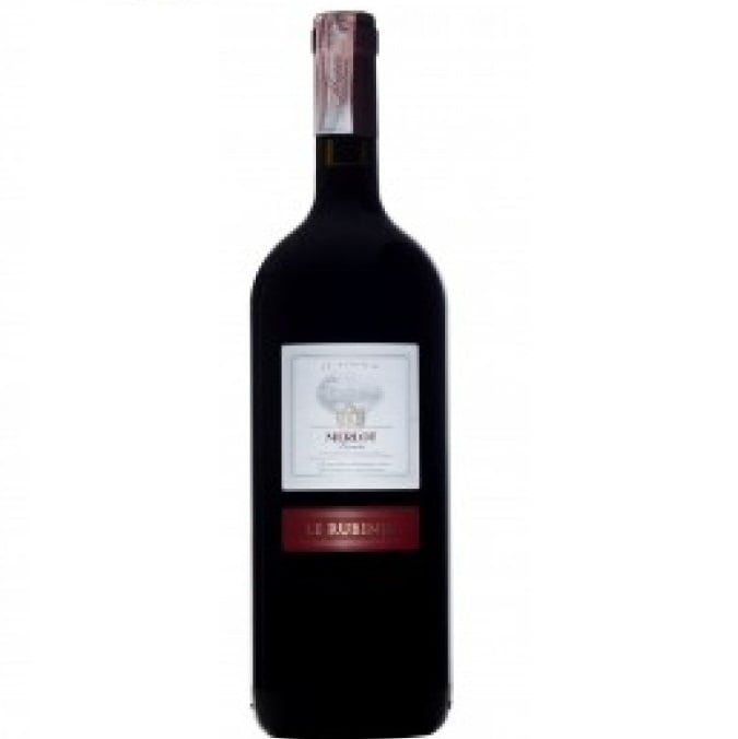 Вино Verga Le Rubinie Merlot Veneto IGT, красное, сухое, 11%, 1,5 л (ALR6146) - фото 1