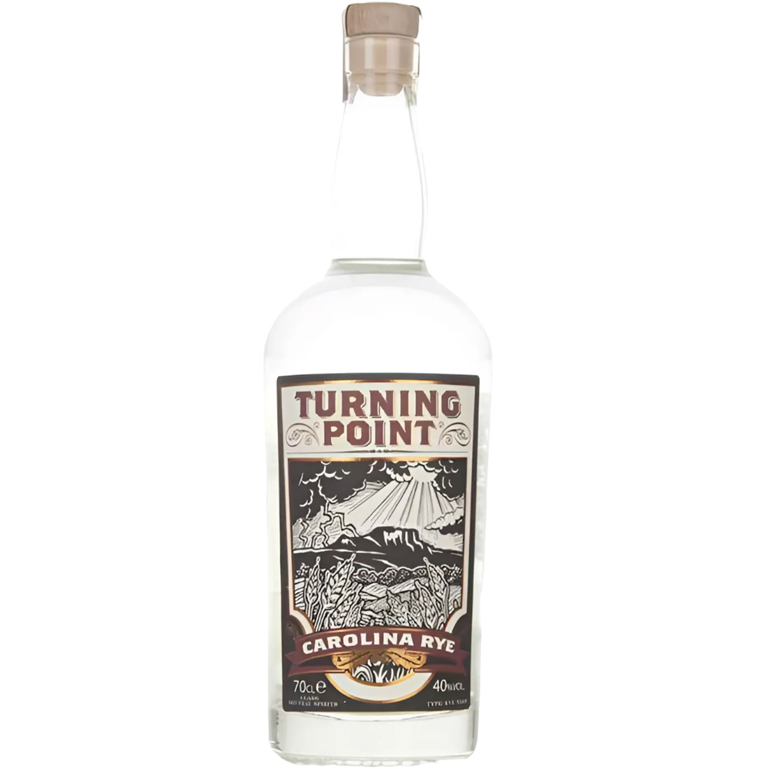 Віскі Turning Point Rye Unaged Whiskey 40% 0.7 л - фото 1