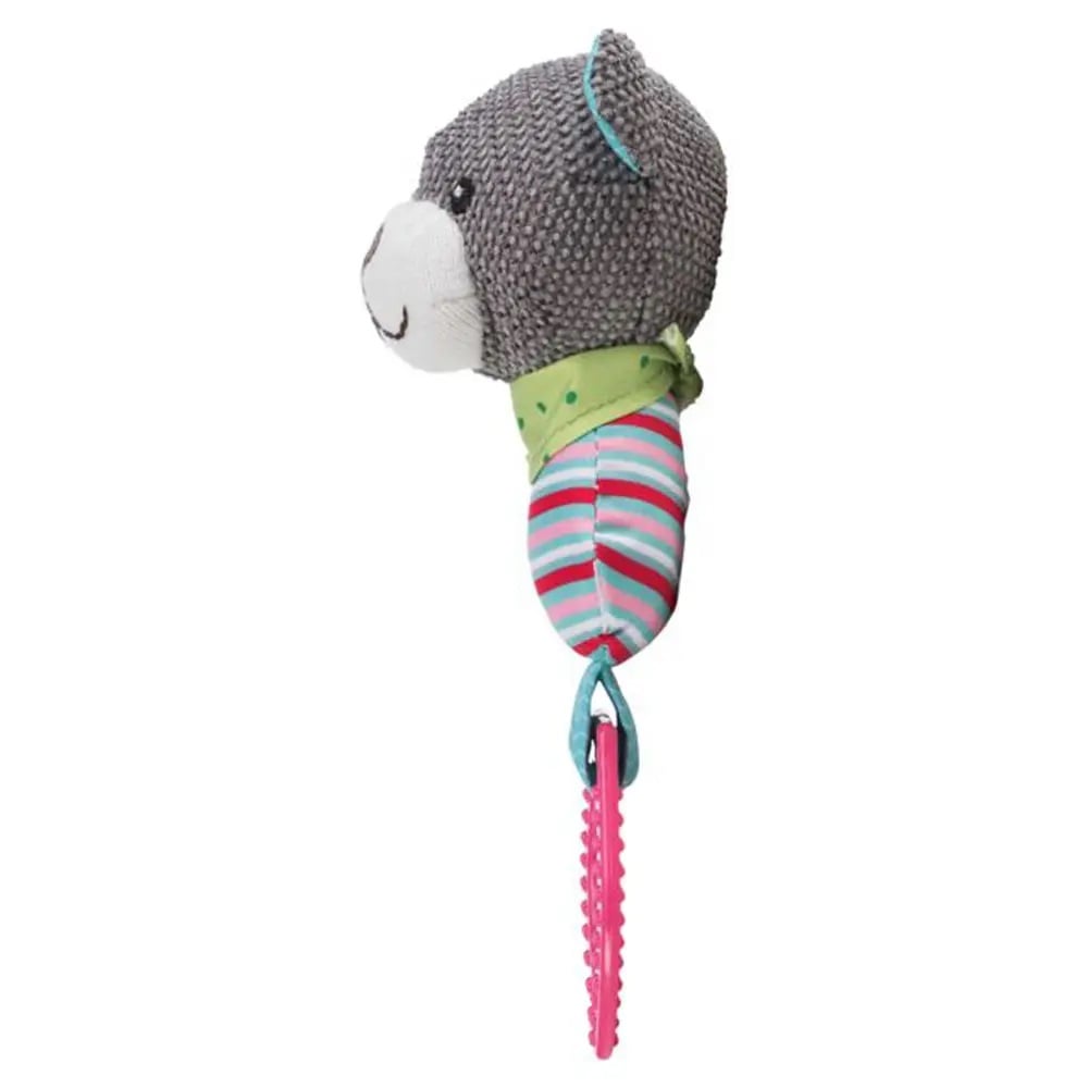 Іграшка для собак Trixie Junior Ведмідь, з кільцем та шурудящим звуком, 28 см (36177) - фото 2