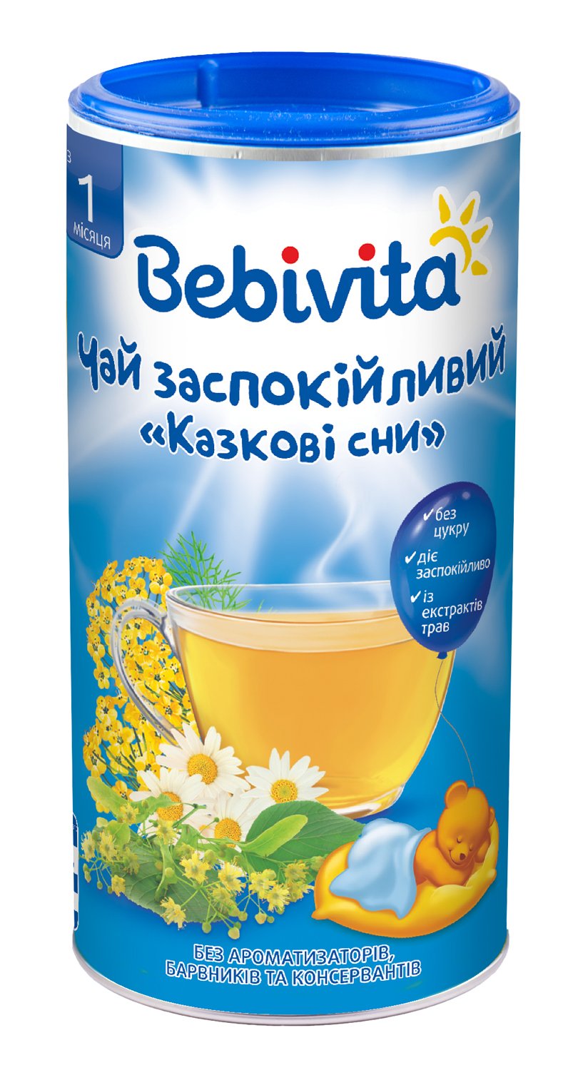 Чай успокаивающий Bebivita Сказочные сны в гранулах, 200 г - фото 1