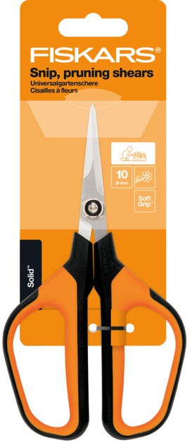 Ножиці Fiskars Solid Softgrip SP15 для мікрообрізки (1051602) - фото 3