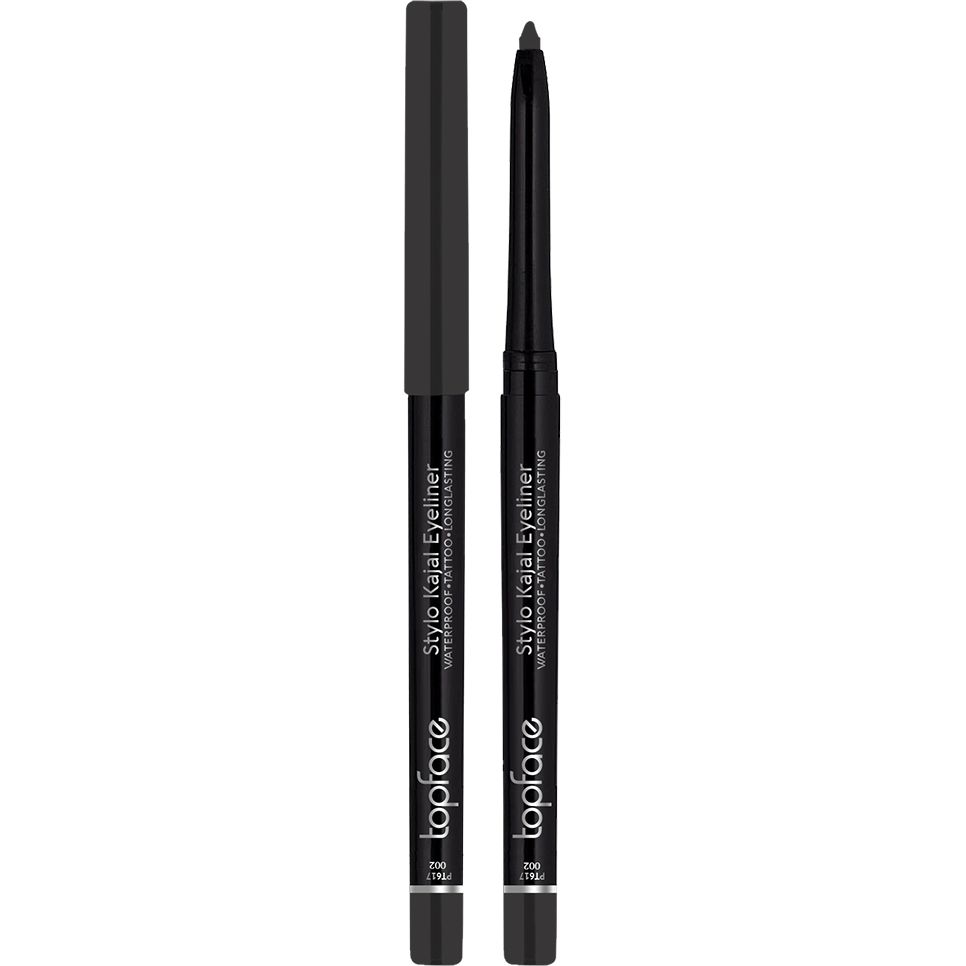 Олівець-кайал для очей TopFace Stylo Kajal Eyeliner PT617 відтінок 002 Dark Grey 0.32 г - фото 1