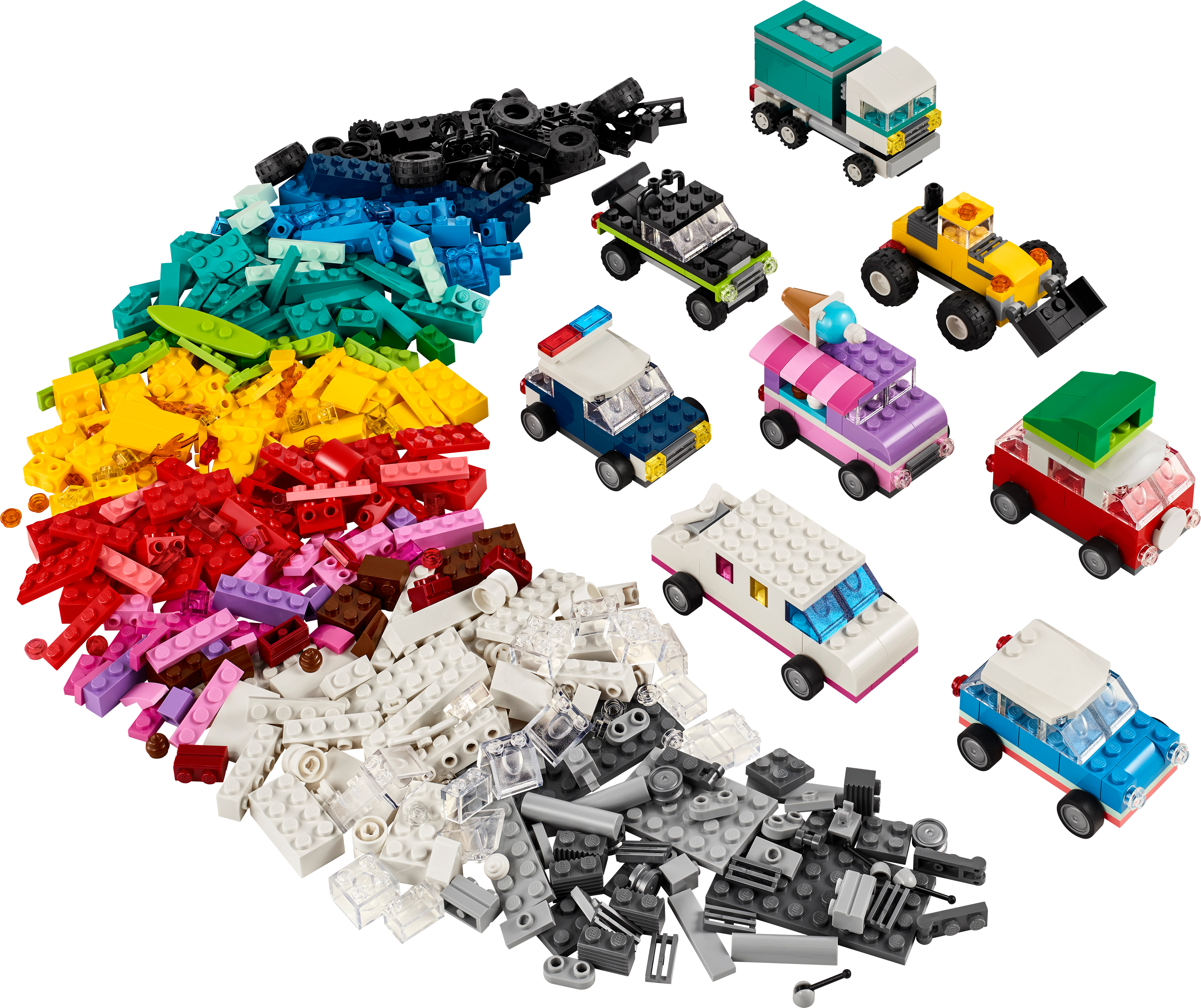 Конструктор LEGO Classic Творческие транспортные средства 900 деталей (11036) - фото 2
