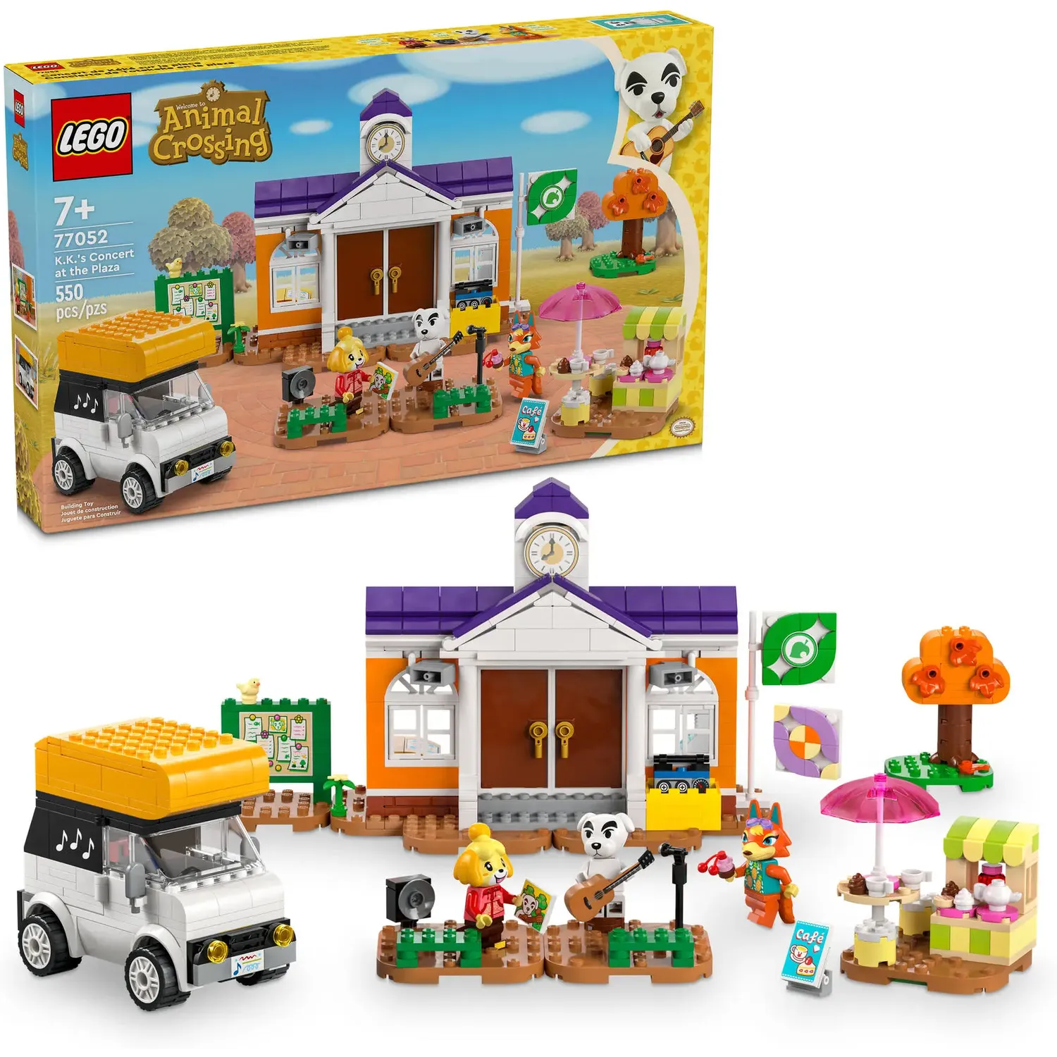 Конструктор LEGO Animal Crossing Концерт К.К. на площі 550 деталей (77052) - фото 4