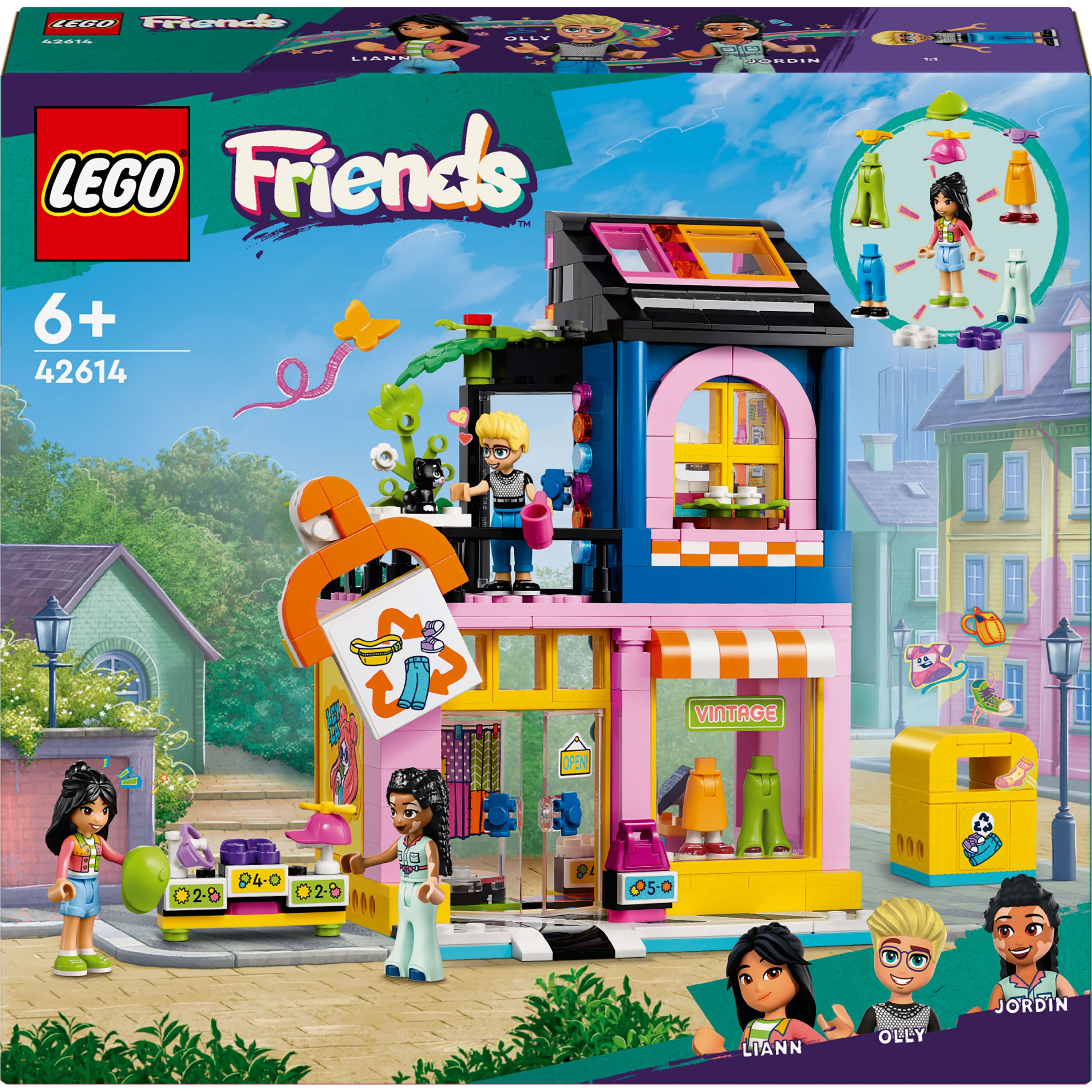 Конструктор LEGO Friends Крамниця вінтажного одягу 409 деталі (42614) - фото 1