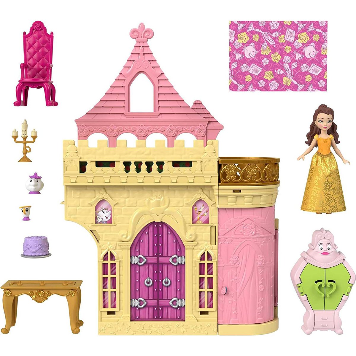 Ігровий набір Disney Princess Замок принцеси з міні-лялькою, 9,5 см (HLW92) - фото 2
