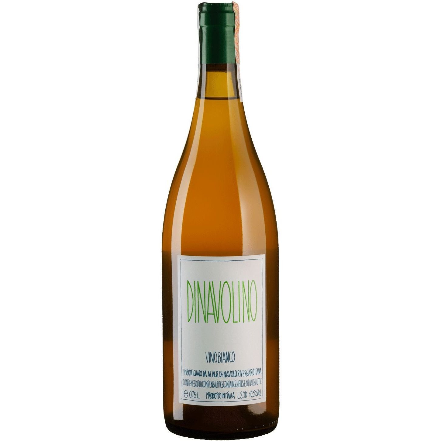 Вино Denavolo Dinavolino белое сухое 0.75 л - фото 1