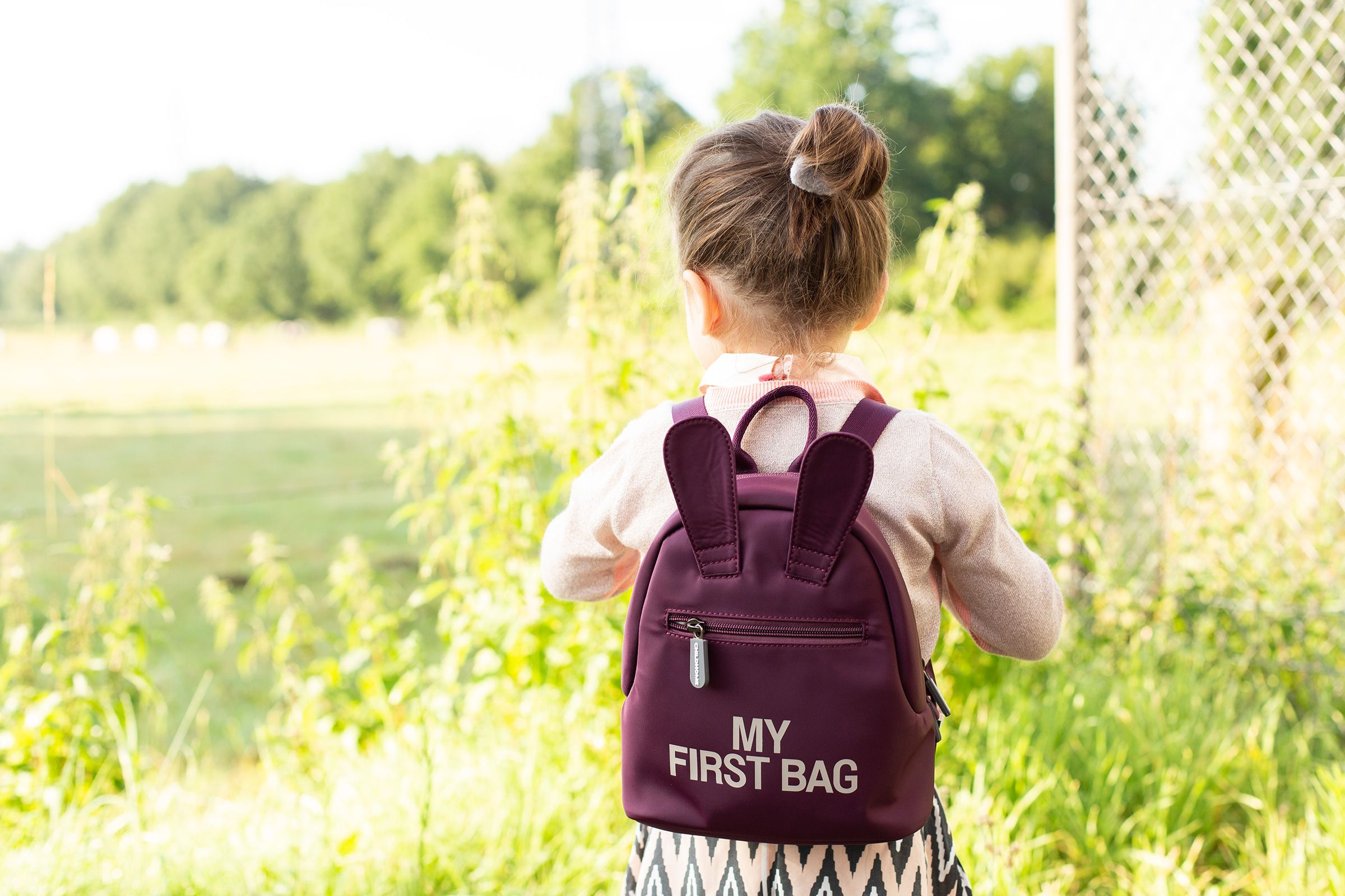 Детский рюкзак Childhome My first bag, баклажан (CWKIDBAU) - фото 8