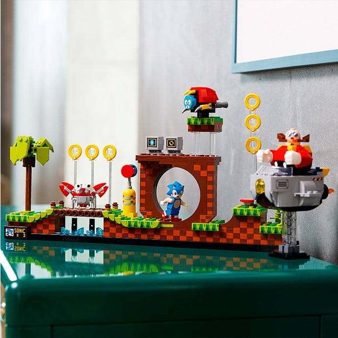 Конструктор LEGO Ideas Їжачок Сонік Зона Зелених Пагорбів, 1125 деталей (21331) - фото 3