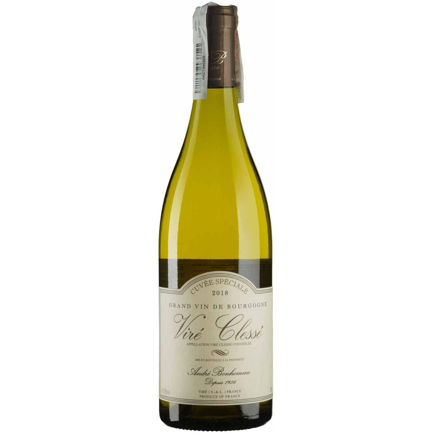 Вино Domaine Andre Bonhomme Vire Clesse Cuvee Speciale 2020, белое, сухое, 0,75 л - фото 1