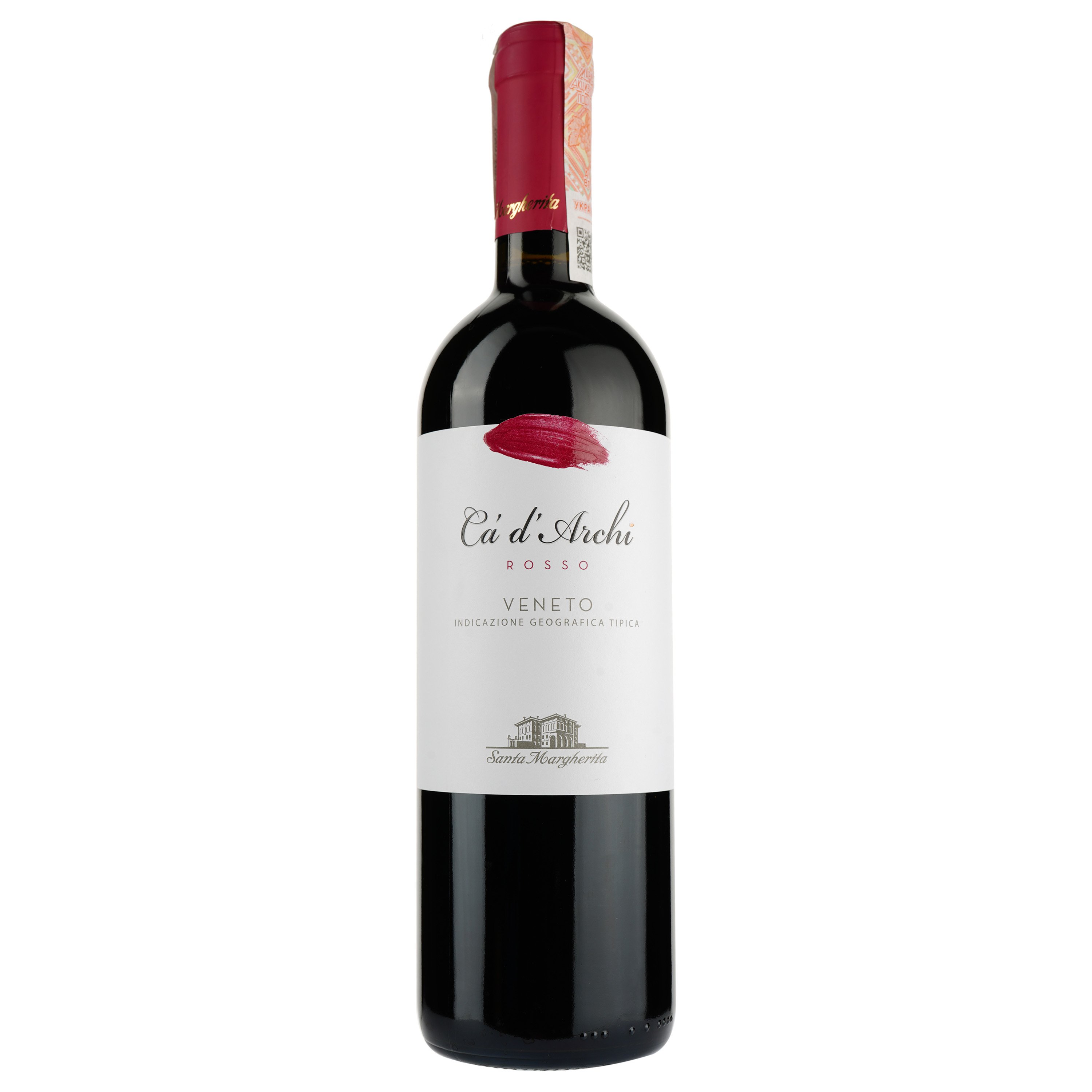 Вино Santa Margherita Ca' d' Archi Rosso Veneto, червоне, сухе, 0,75 л (8003930111589) - фото 1
