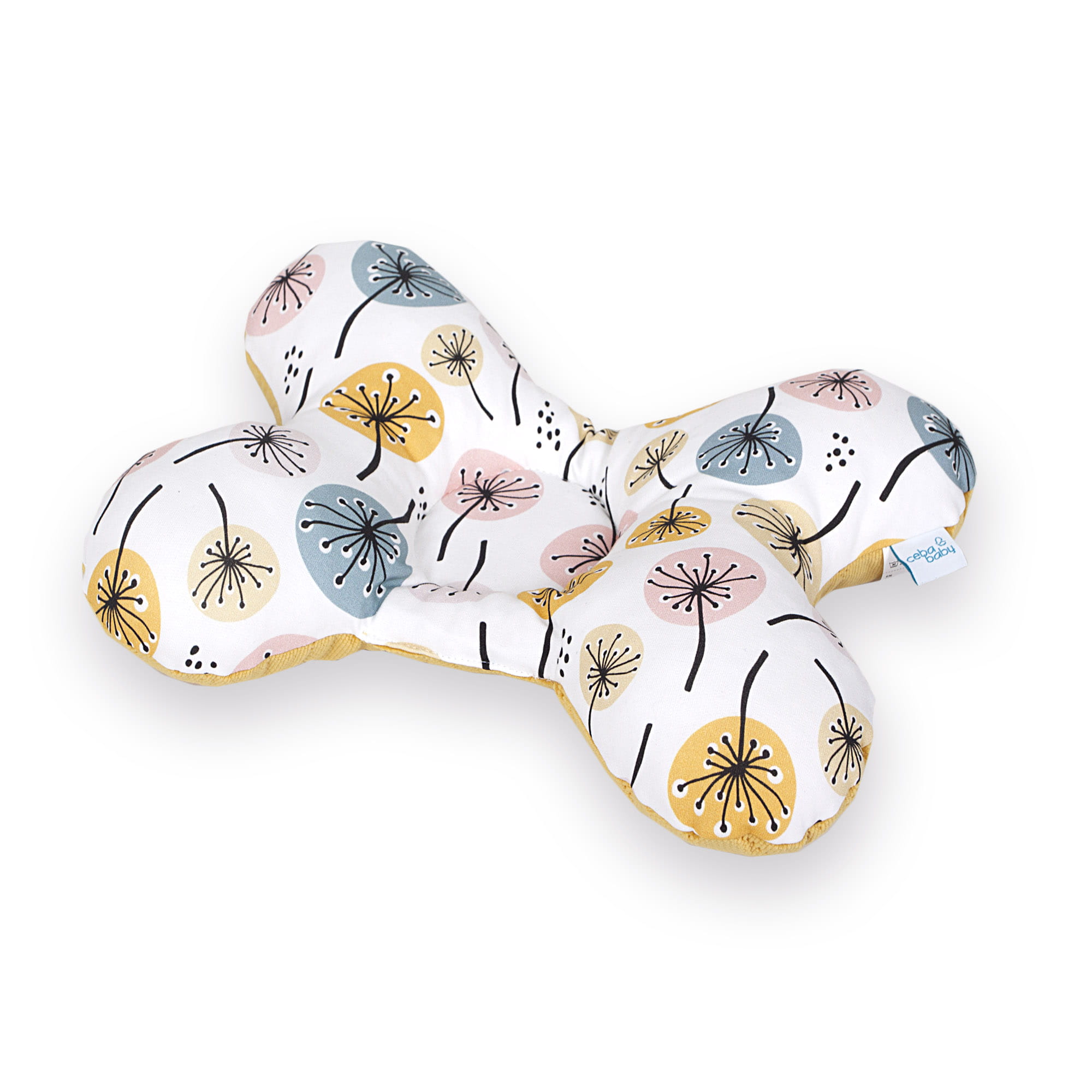Подушка-бабочка Ceba Baby Butterfly pillow Dandelions, 40x8 см (8971475) - фото 1