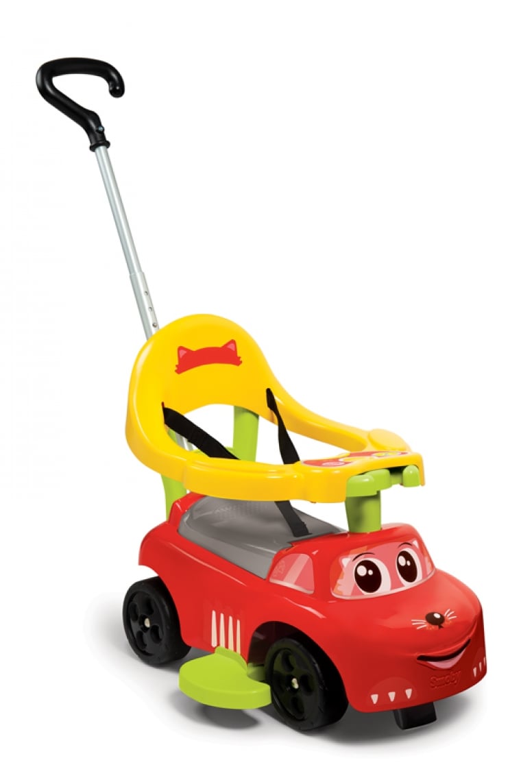 Машина для катания детская Smoby Toys Рыжий конек 3 в 1, красный (720618) - фото 1