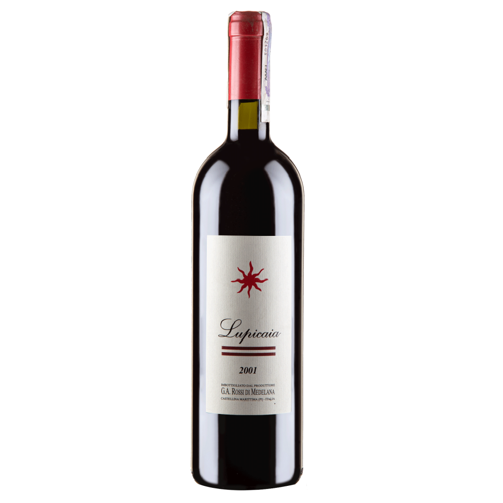 Вино Castello del Terriccio Lupicaia 2001, красное, сухое, 14,5%, 0,75 л - фото 1