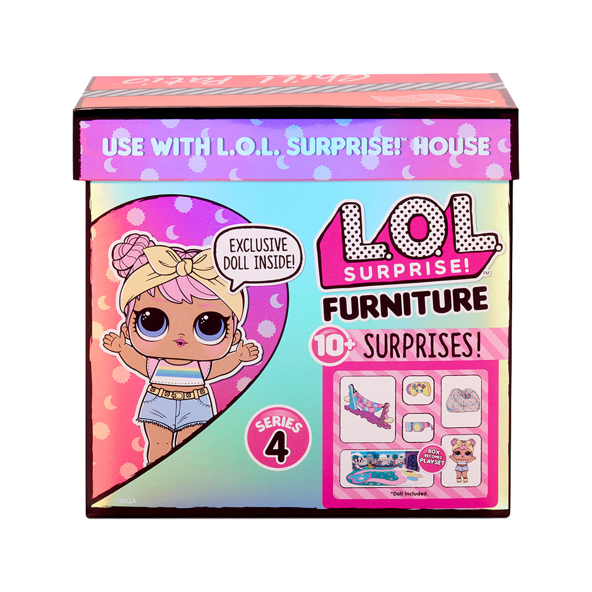 Ігровий набір з лялькою L.O.L. Surprise Furniture Леді-Релакс, з аксесуарами (572633) - фото 6