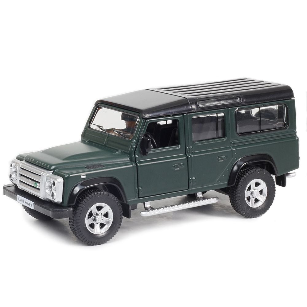 Машинка Uni-fortune Land Rover Defender, 1:35, матовый зеленый (554006М(С)) - фото 1