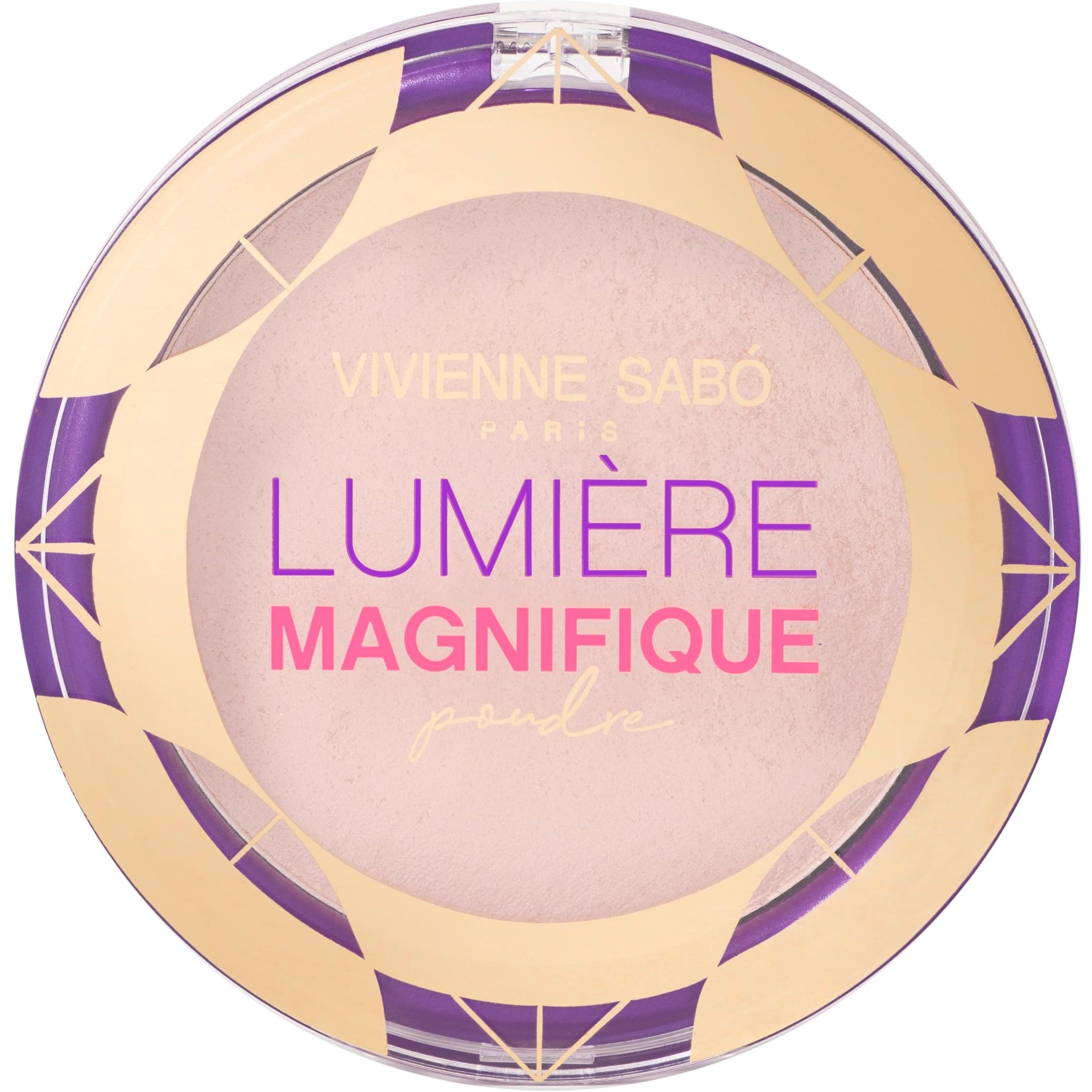 Компактна матуюча пудра Vivienne Sabo Lumiere Magnifique, з ефектом розкішного сяйва, відтінок 02, 6 г (8000019771713) - фото 1