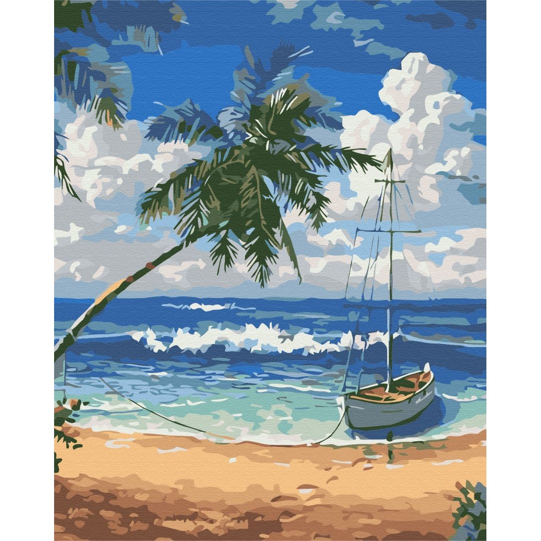 Картина по номерам Райский остров Brushme 40x50 см разноцветная 000276767 - фото 1