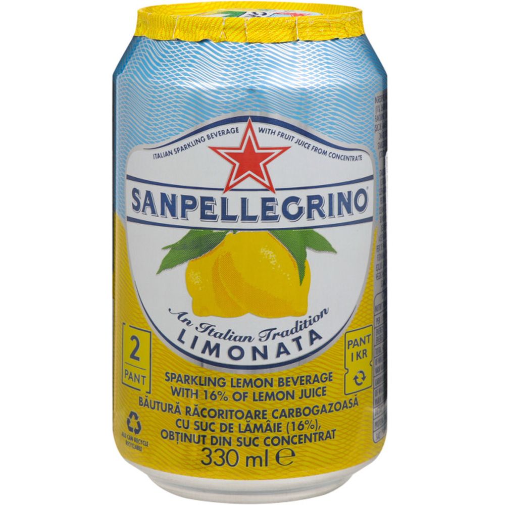 Напій Sanpellegrino Limonata безалкогольний 0.33 л (776683) - фото 1