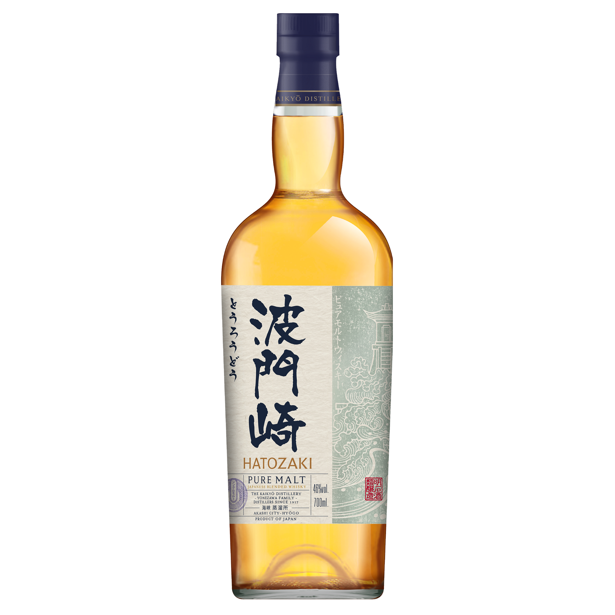 Віскі Hatozaki Pure Malt Japanese Blended Whisky, 46%, 0,7 л - фото 1