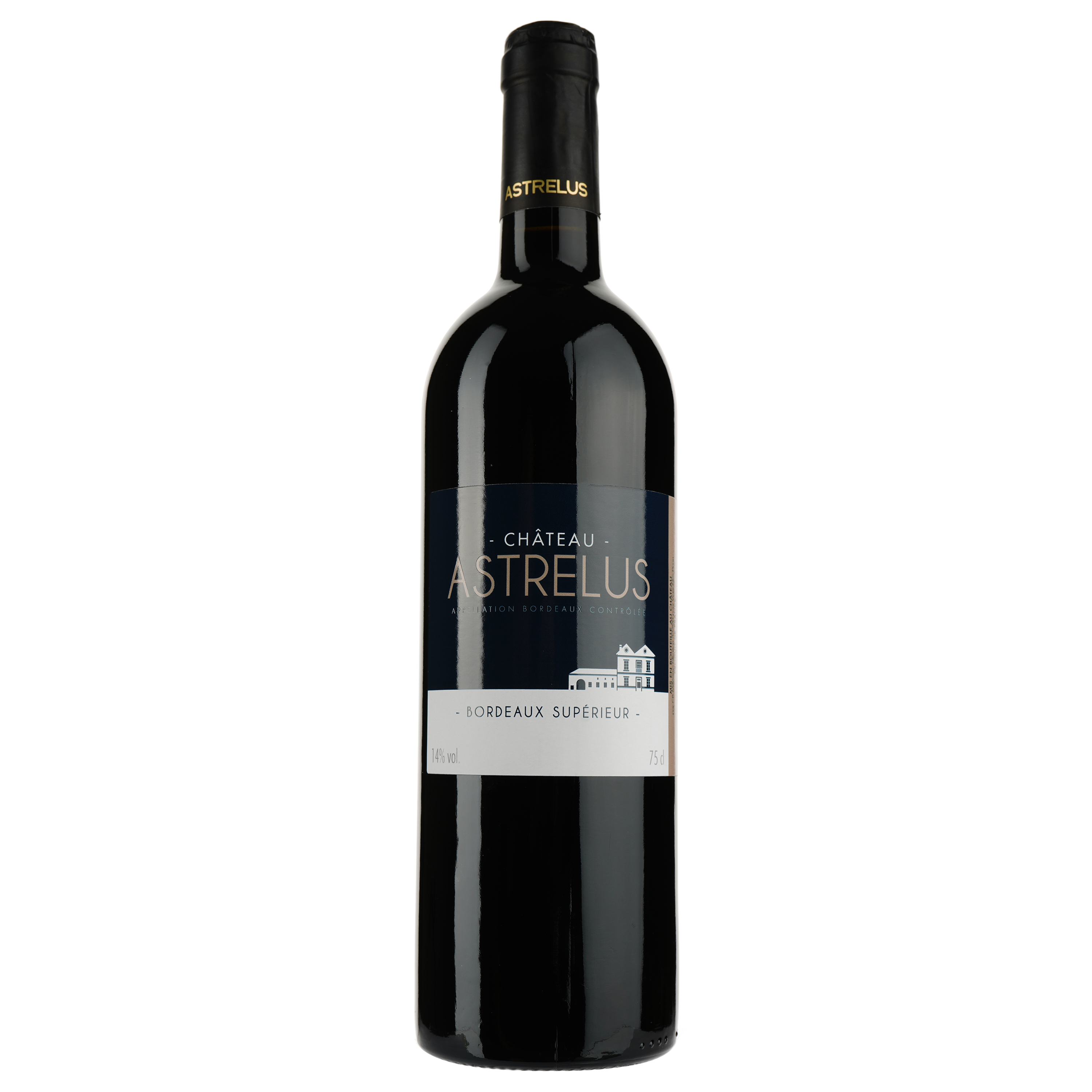 Вино Chateau Astrelus AOP Bordeaux Superieur 2016, красное, сухое, 0,75 л - фото 1