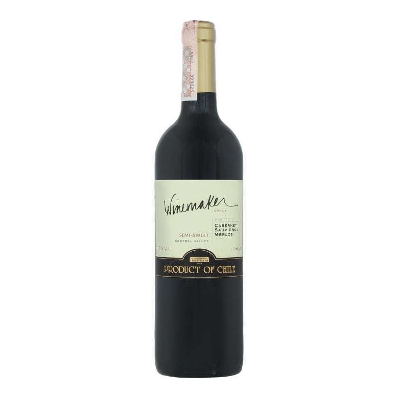 Вино Winemaker Cabernet Sauvignon Merlоt, 12%, 0,75 л (478751) - фото 1