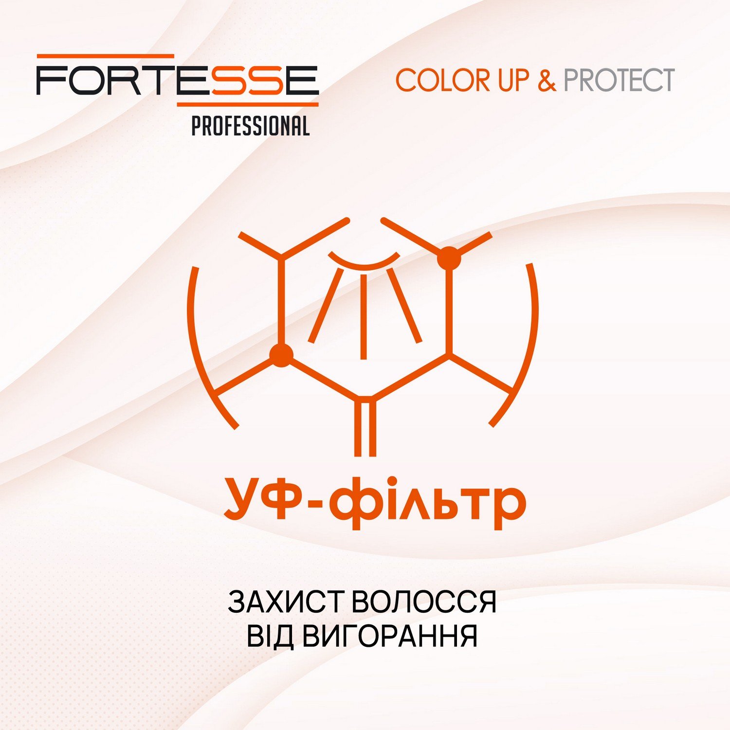 Шампунь Fortesse Professional Color Up & Protect Стійкість кольору, для фарбованого волосся, з дозатором,1000 мл - фото 4