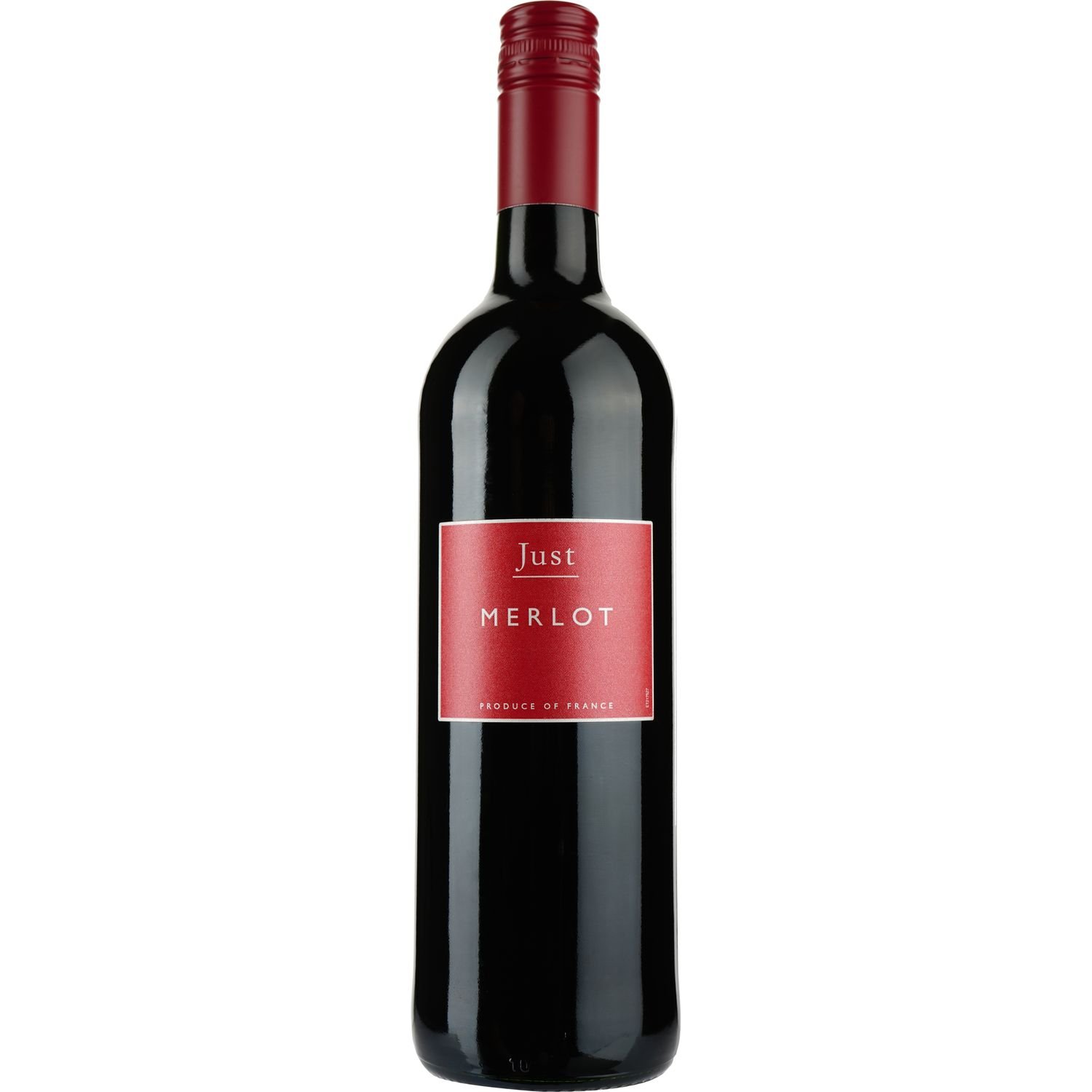 Вино Just Merlot IGP Pays D'Oc, красное, сухое, 0,75 л - фото 1