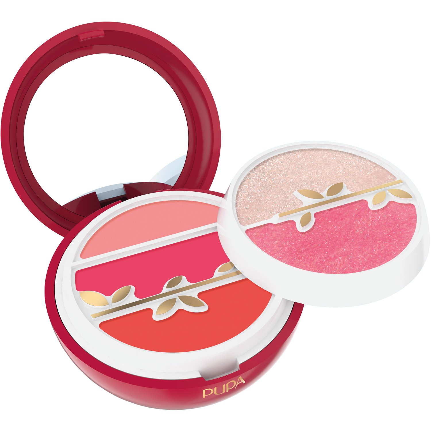 Шкатулка для макіяжу губ Pupa Owl Beauty Kits, тон 3 (Червоні відтінки), 7 г (127810) - фото 2