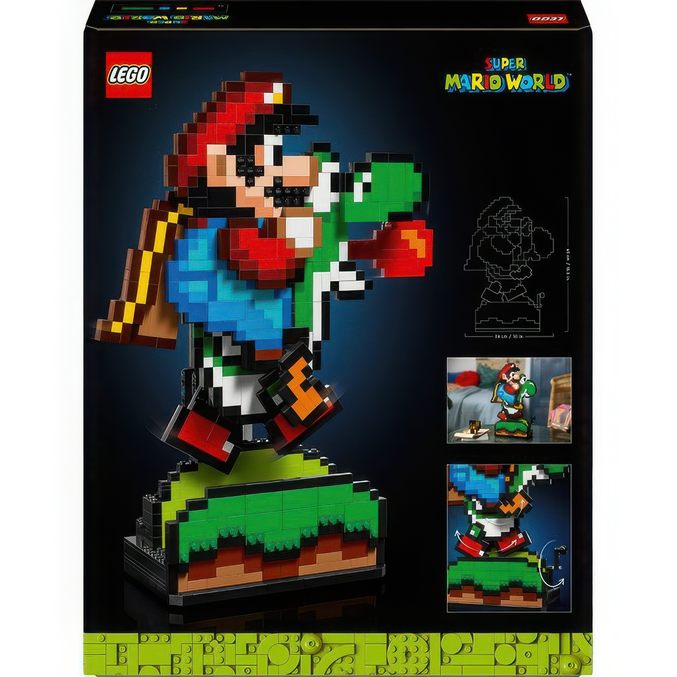 Конструктор LEGO Super Mario Super Mario World: Марио и Йоши 1215 деталей (71438) - фото 8