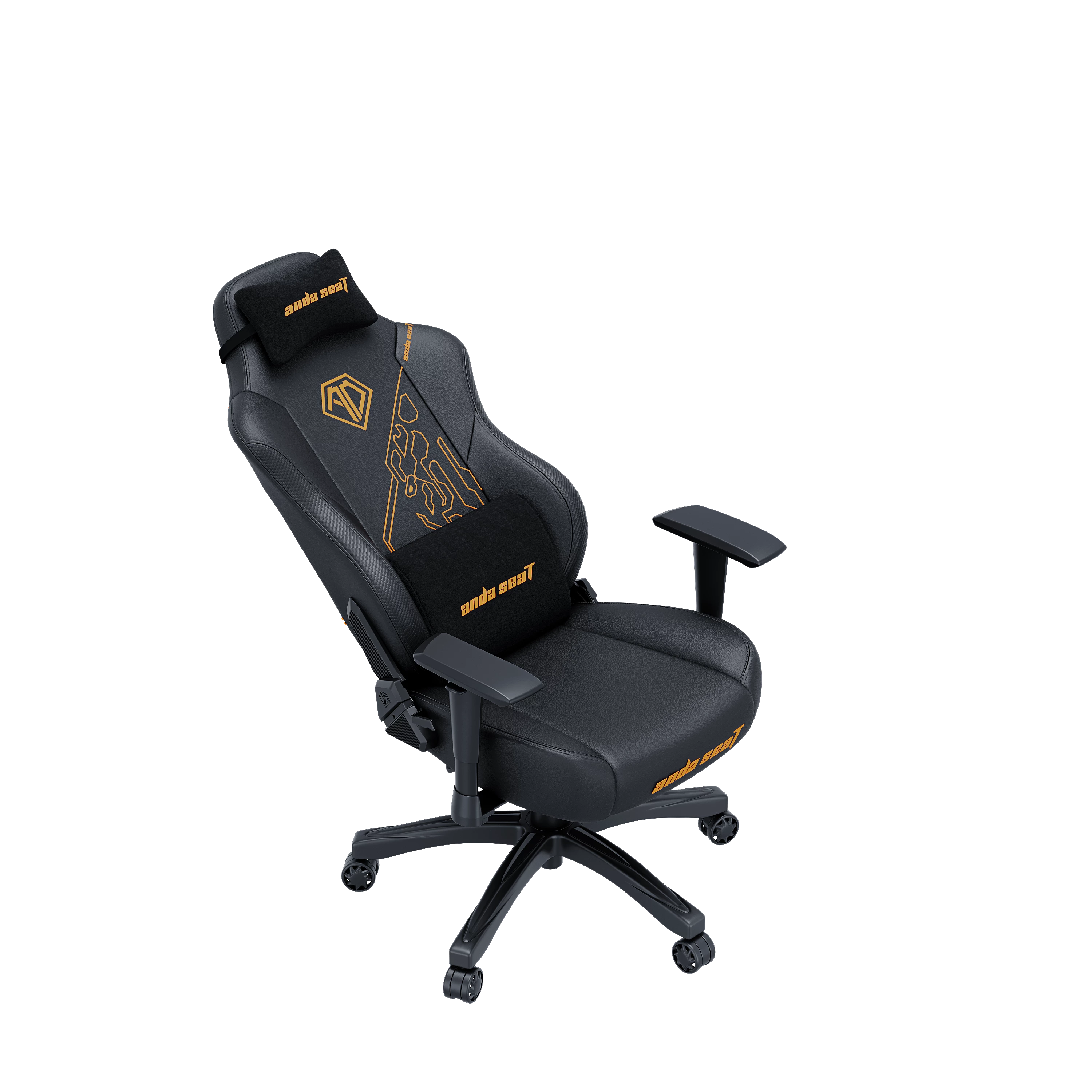 Ігрове крісло Anda Seat Phantom 3 Tiger edition Black Size L (AD18Y-14-B-PV/C) - фото 3