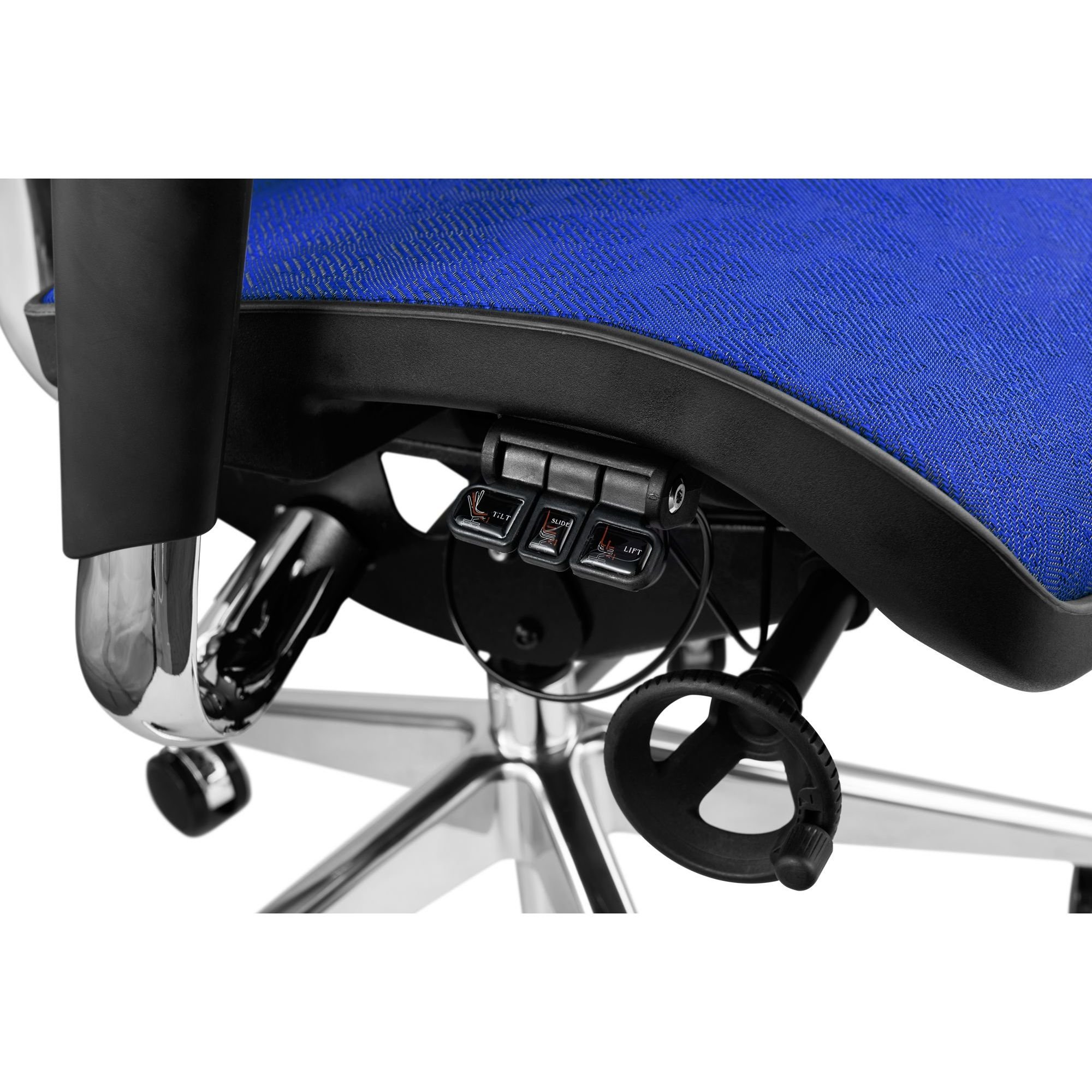 Офисное кресло GT Racer X-702 (W-65-1), синее (X-702 Blue (W-65-1)) - фото 9