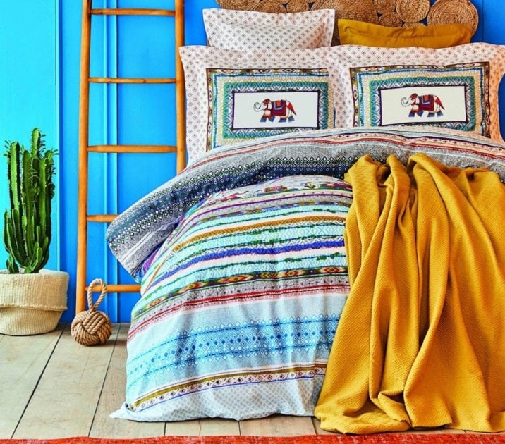 Набор постельное белье с покрывалом пике Karaca Home Perez hardal pike jacquard, евро, желтый, 7 предметов (svt-2000022284783) - фото 1