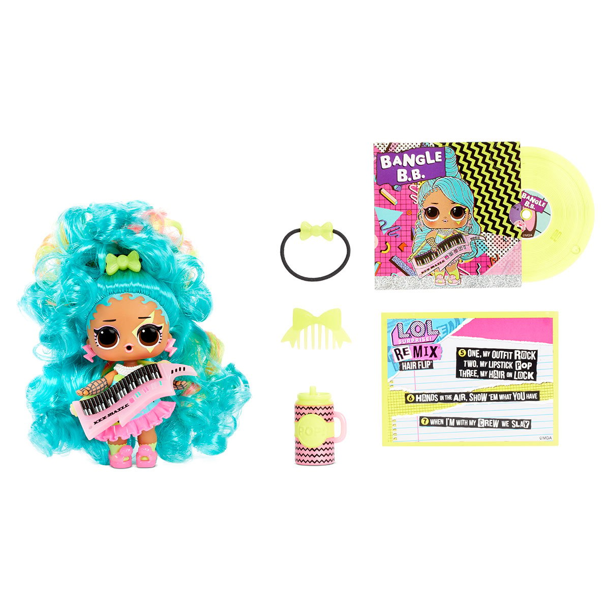 Игровой набор-сюрприз из двух кукол L.O.L Surprise W1 Remix Hairflip Музыкальный сюрприз (566960-А) - фото 10