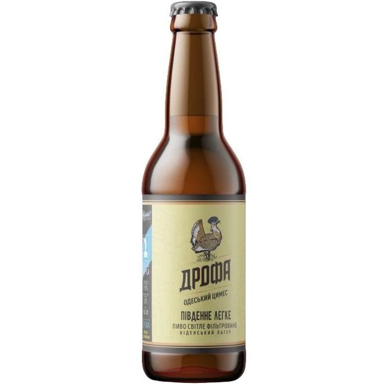 Пиво Дрофа Южное Легкое фильтрованное 4.2% 0.5 л - фото 1