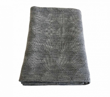 Плед Прованс Comfort, 130х90 см, серый (15391) - фото 1