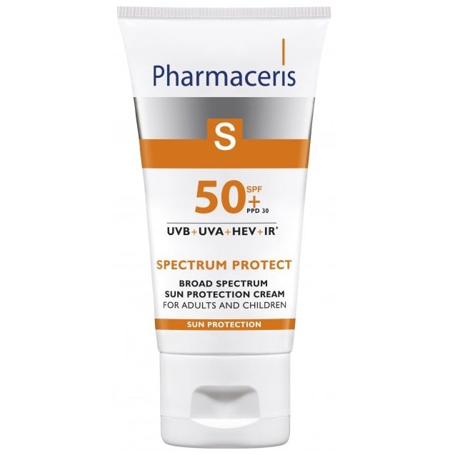 Солнцезащитный крем для лица Pharmaceris S Sun Protect 1+1 широкого спектра действия, SPF 50+, 100 мл (2 шт по 50 мл) (Z14048) - фото 2